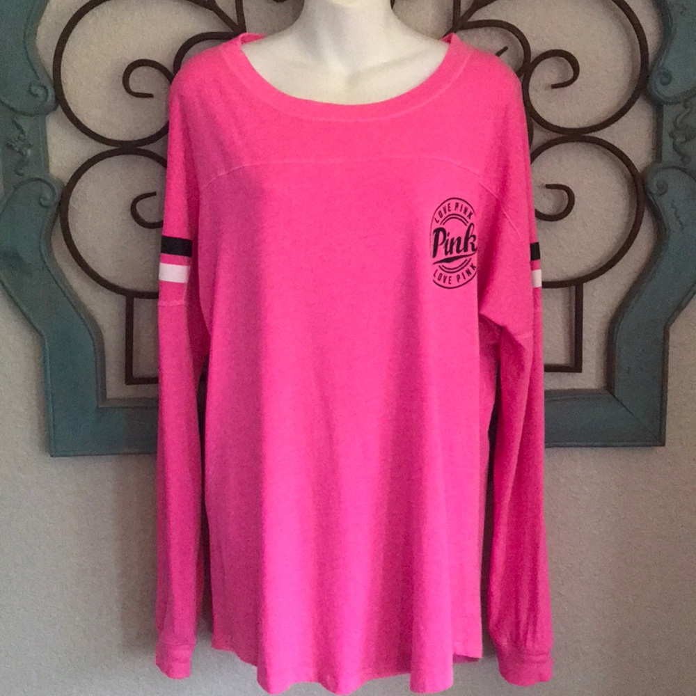 Pink Victoria Secret Long Sleeve Tee Shirt